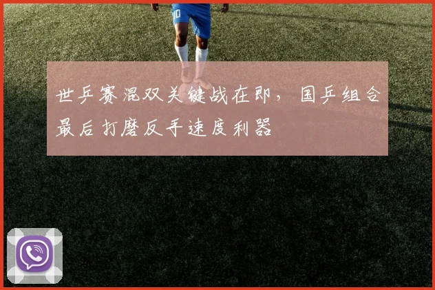 世乒赛混双关键战在即，国乒组合最后打磨反手速度利器